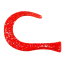 Guppie Tails, rot Glitter